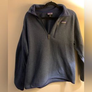 Navy Men’s Half Zip Patagonia Fleece